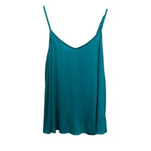 Torrid Women’s Teal Crepe Fabric Tank Top Size 3 or 3X
